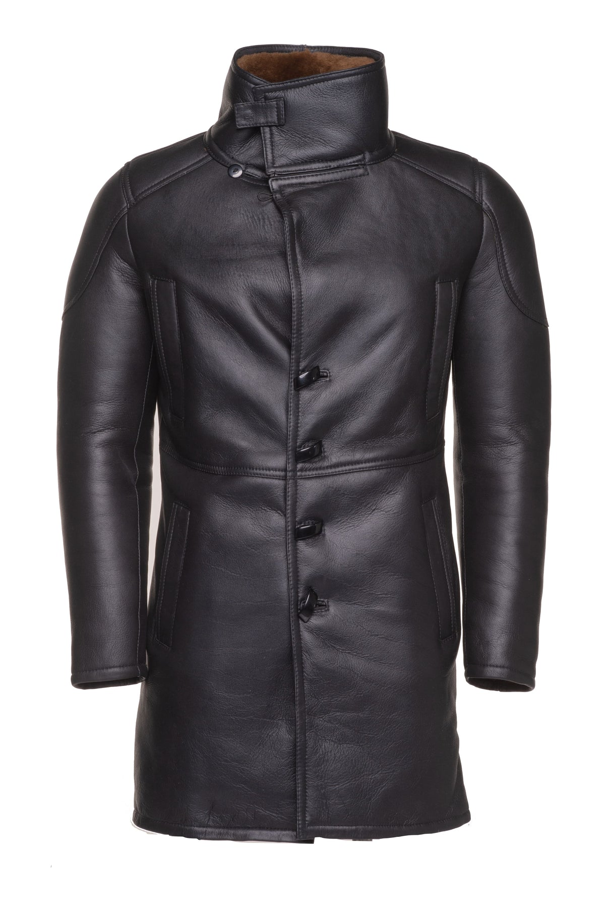 Real Shearling Trench Coat Inspired by Ryan Gosling’s Blade Runner 2049