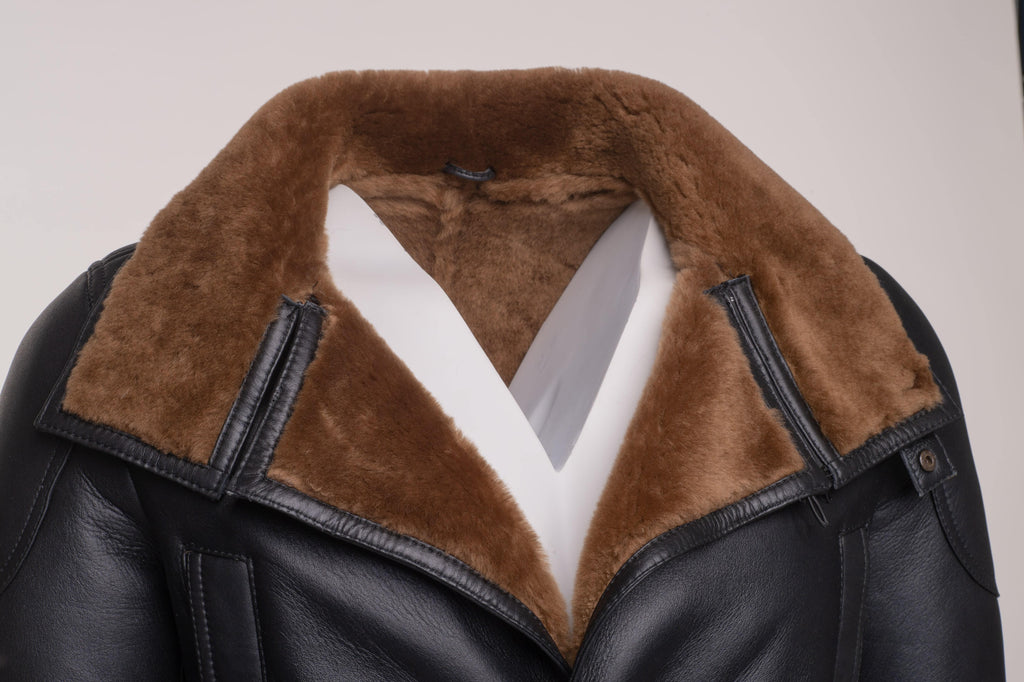 Real Shearling Trench Coat Inspired by Ryan Gosling’s Blade Runner 2049