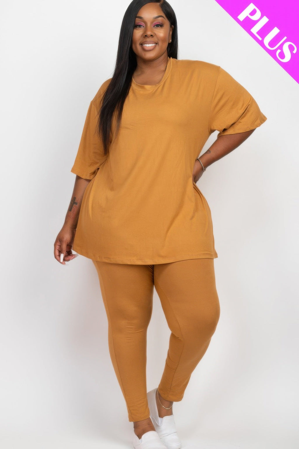 Oversized T-shirt & Leggings Set
