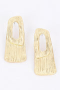 Gold Plated Metal Earring