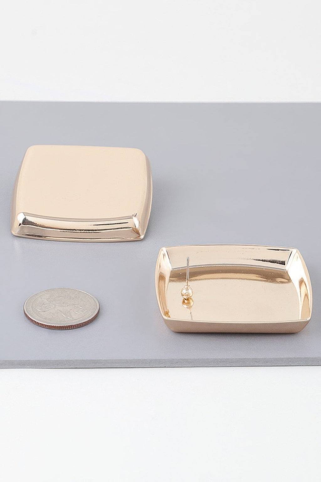 Classic Shine Frame Earrings