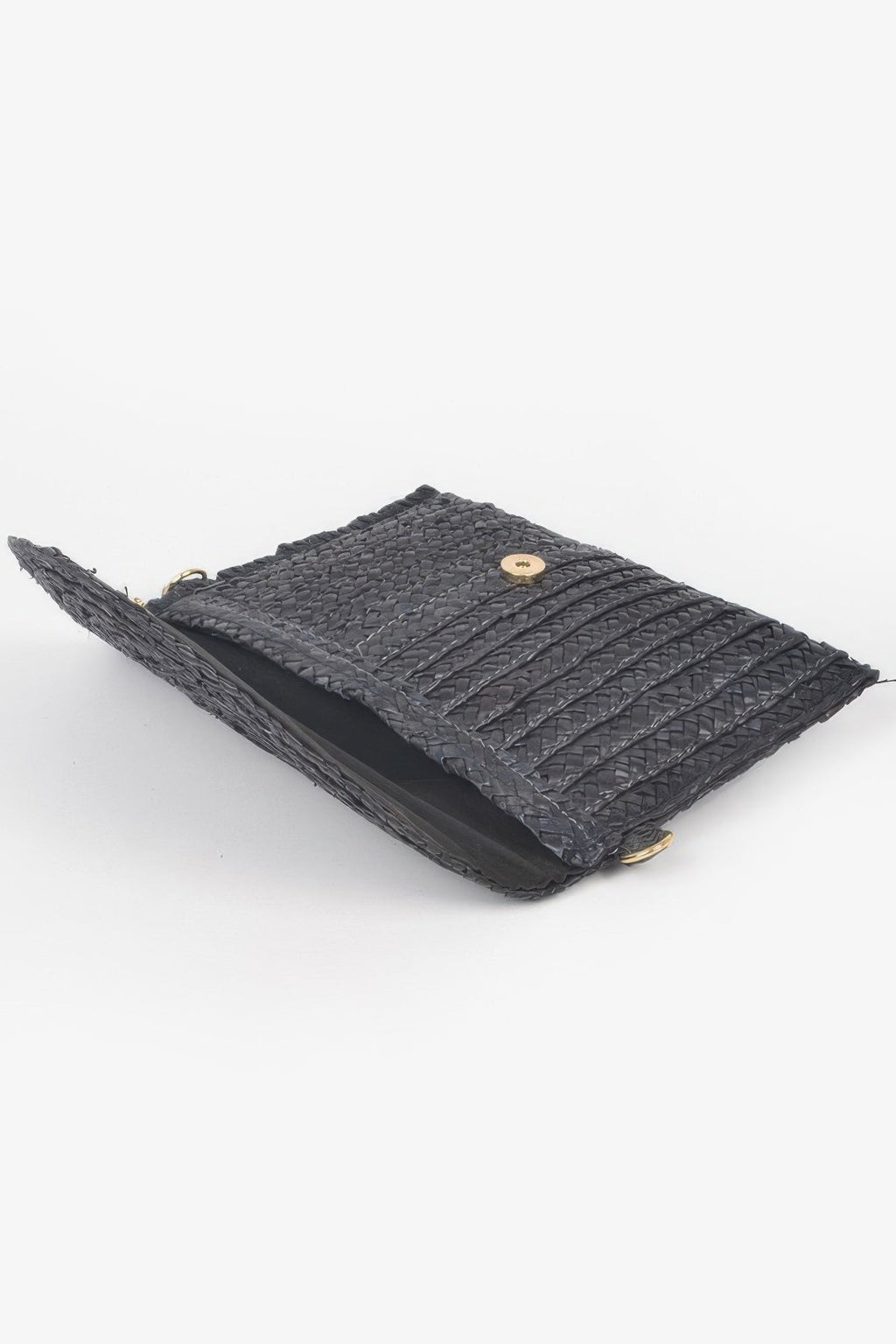 Straw Pom Pom Flap Bag