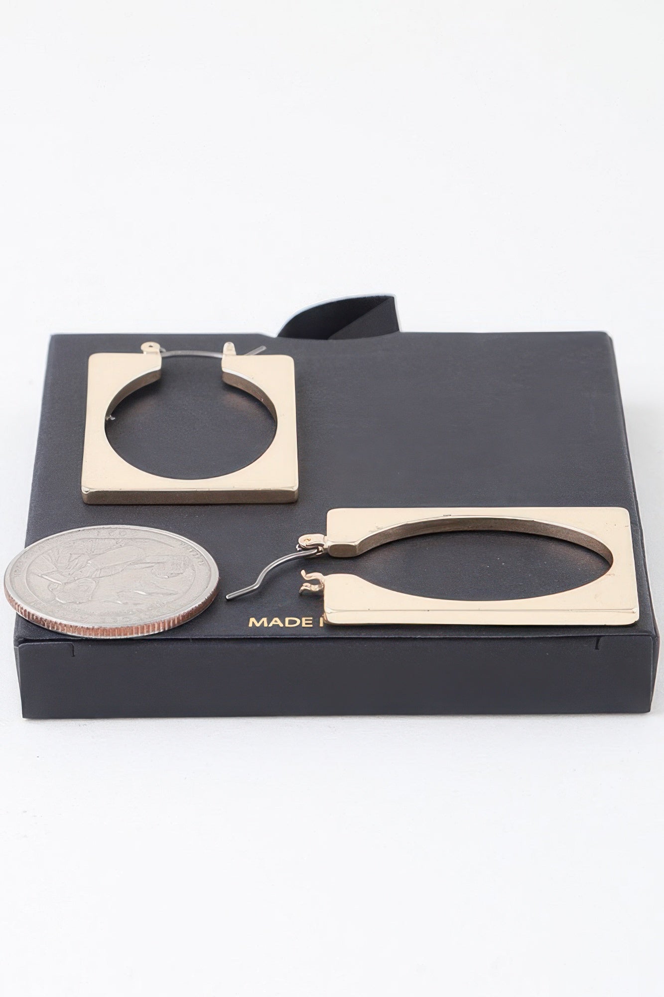 Portrait Frame Cut Earrings