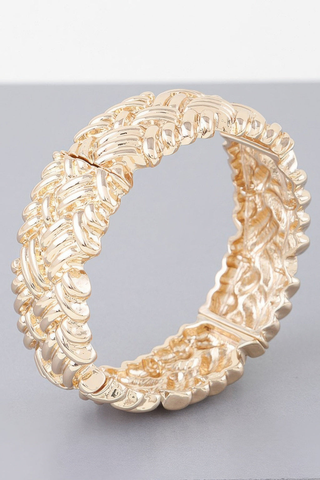 Cross Hatch Cuff Bracelet
