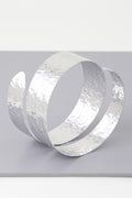 Hammered Wrap Around Cuff Bracelet
