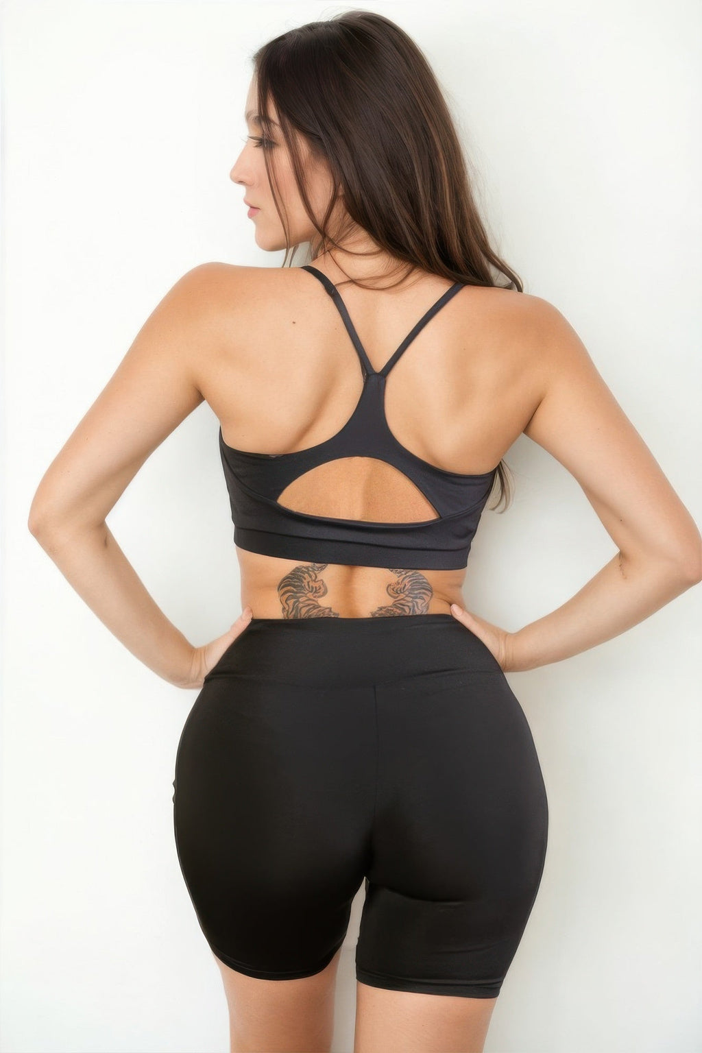 Racerback Cutout Sports Bra Designed for movement and made to flatter,