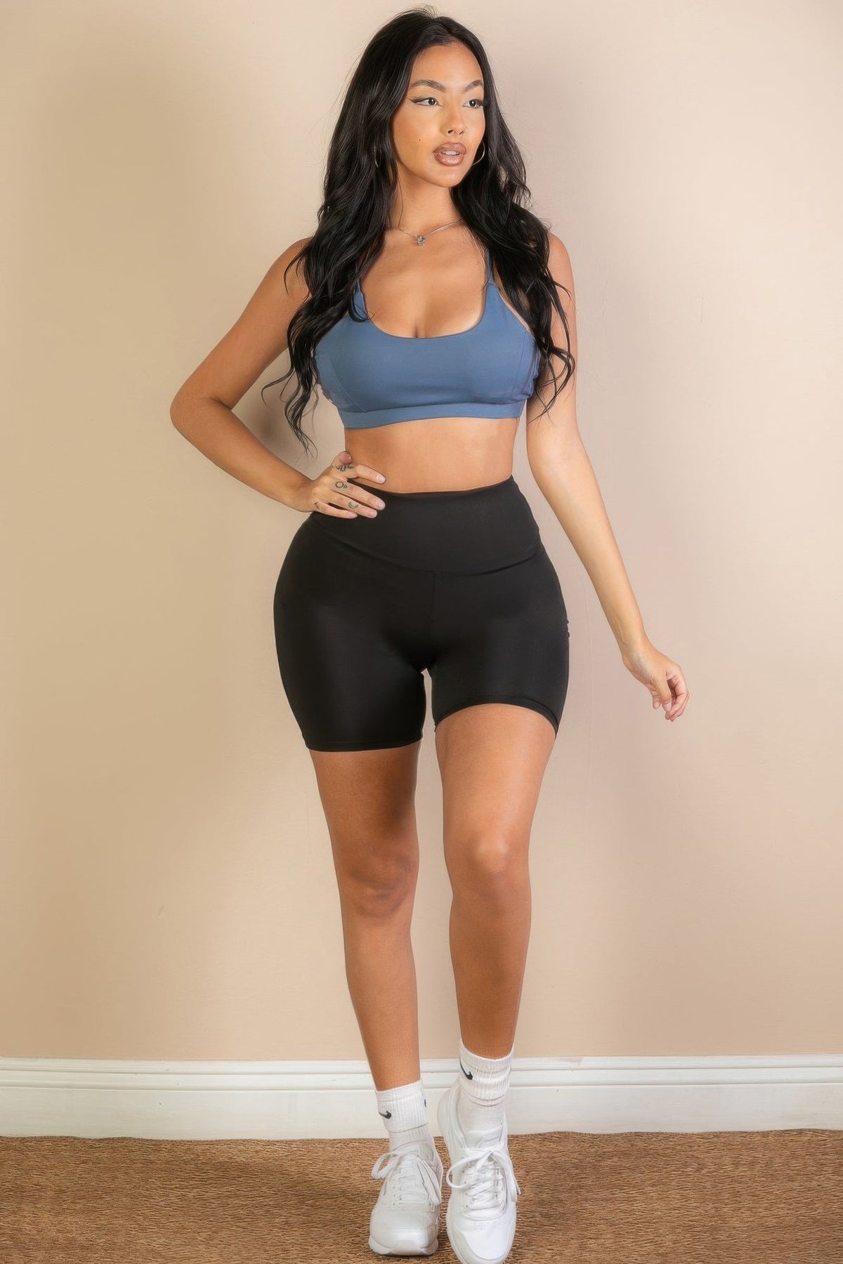 Racerback Cutout Sports Bra Designed for movement and made to flatter,