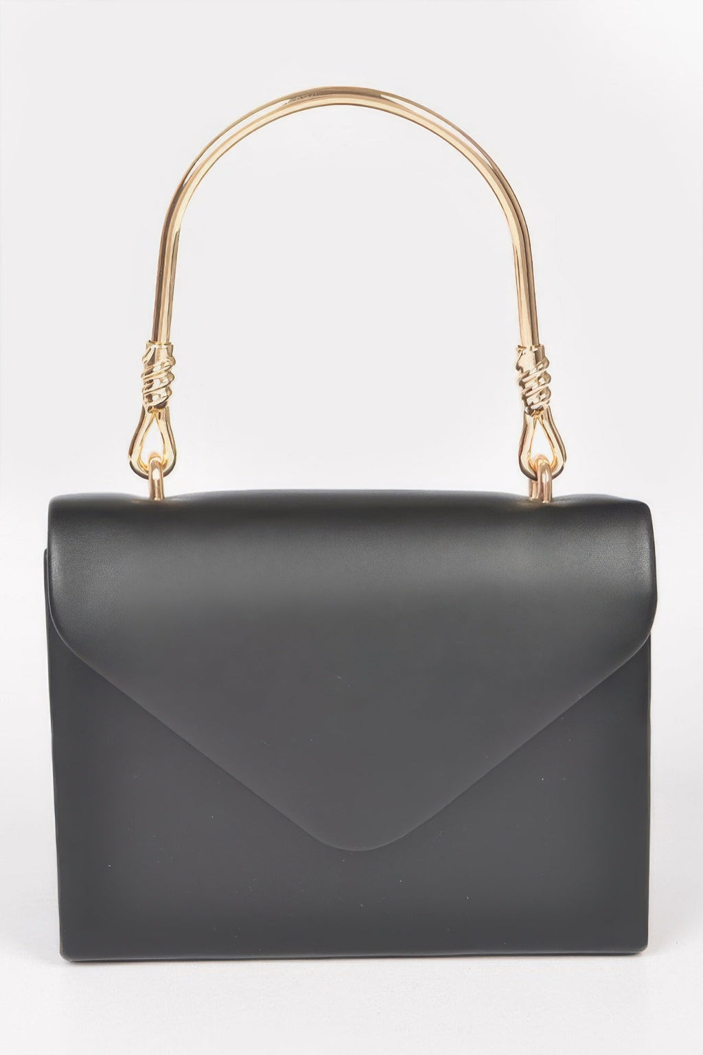 Vegan Metal Handle Bag