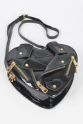 Heart Shape Jacket Crossbody Bag