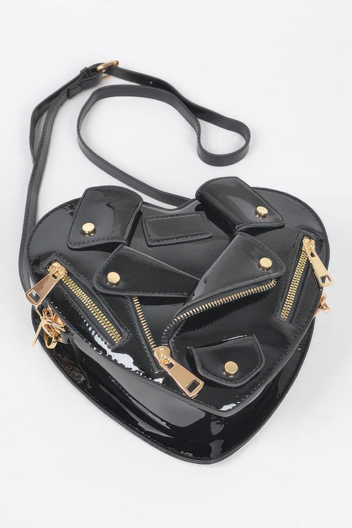 Heart Shape Jacket Crossbody Bag