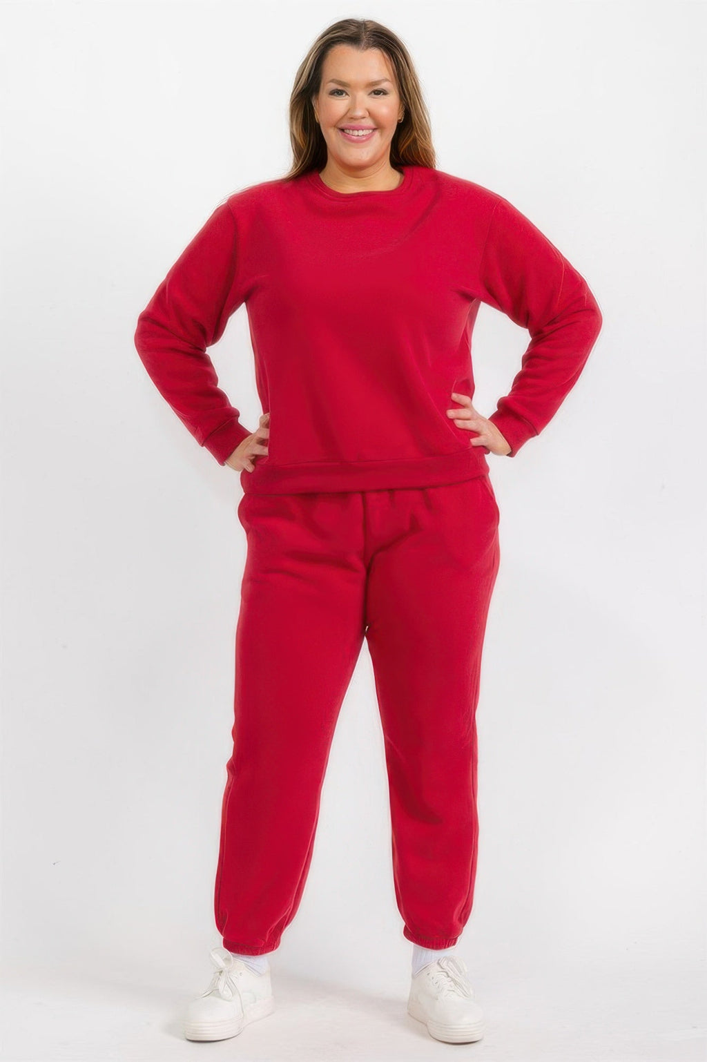 Poly Fleece Elastic Waist Joggers