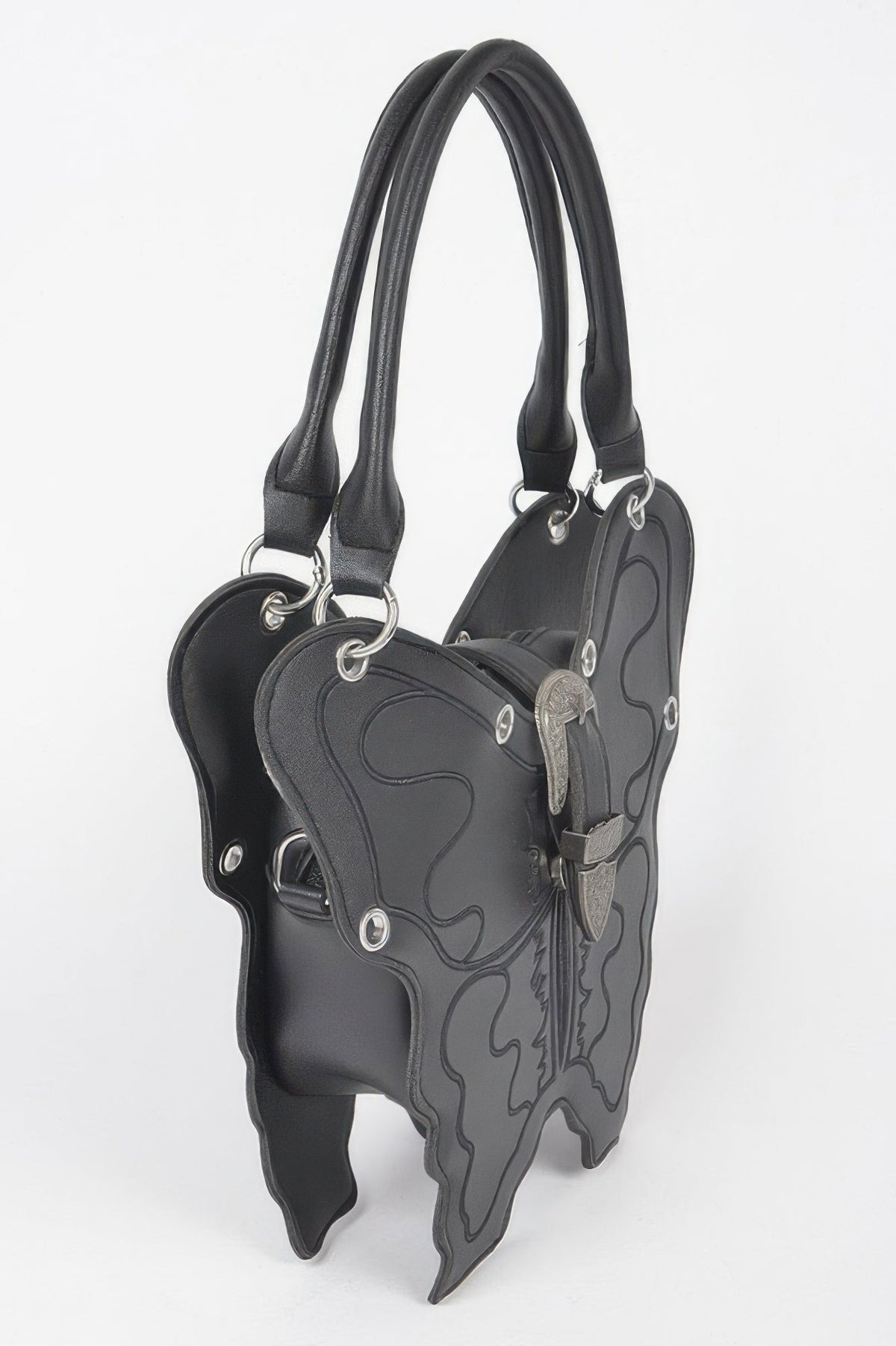 Faux Leather Butterfly Bag