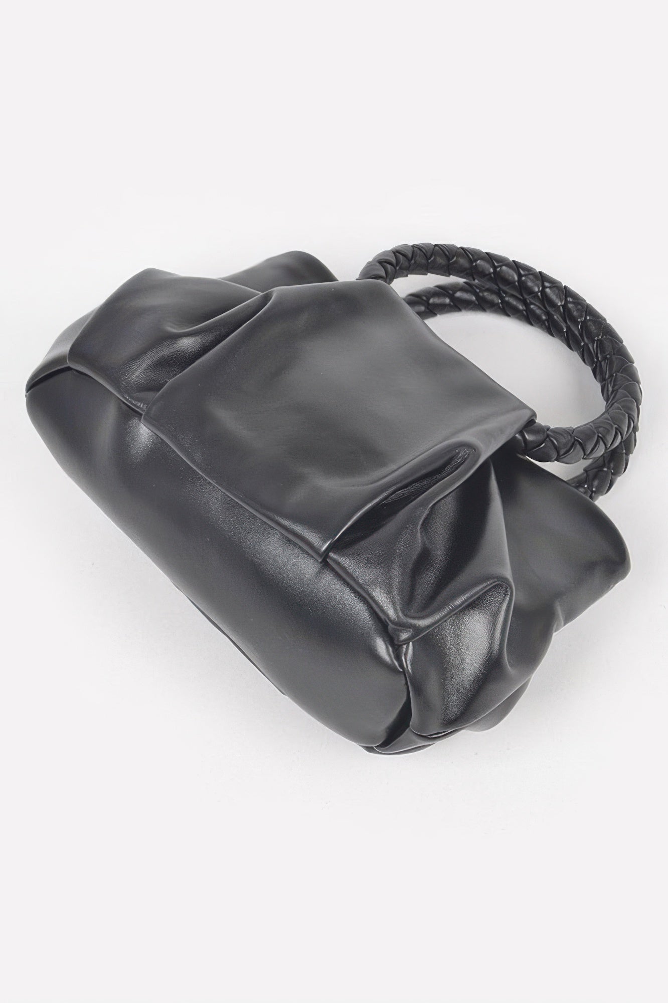 Braided Handle Crossbody Bag