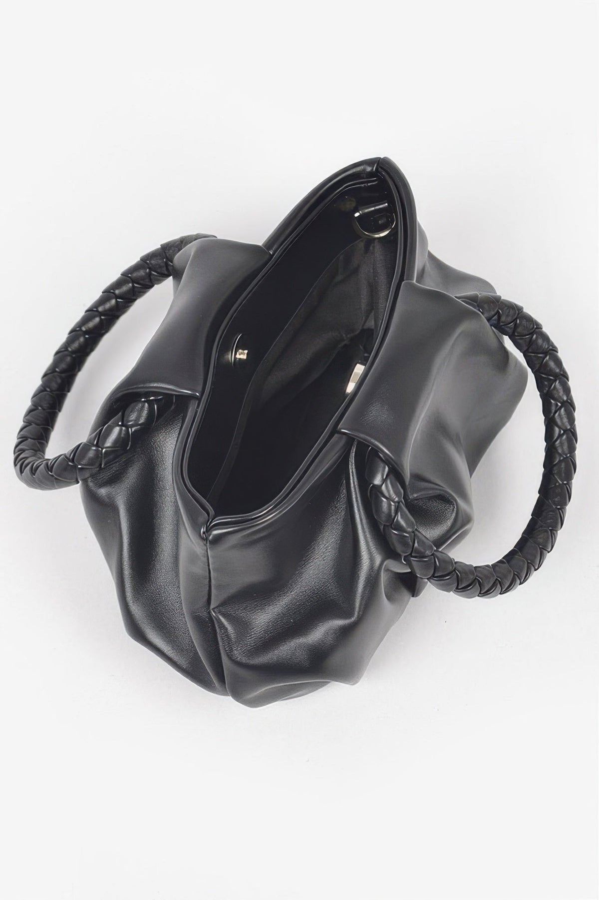 Braided Handle Crossbody Bag