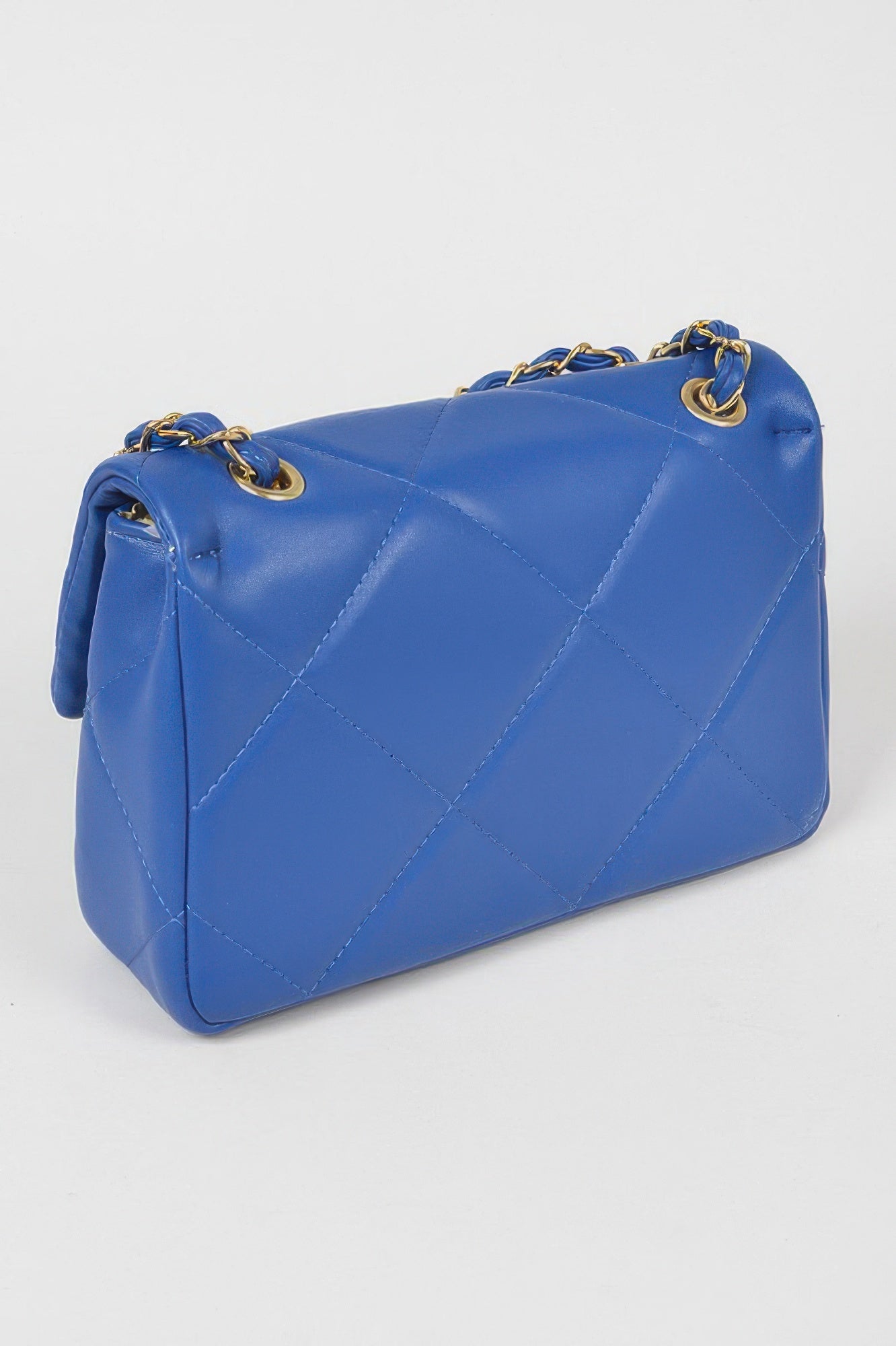 Wide Quilted Shoulder Bag