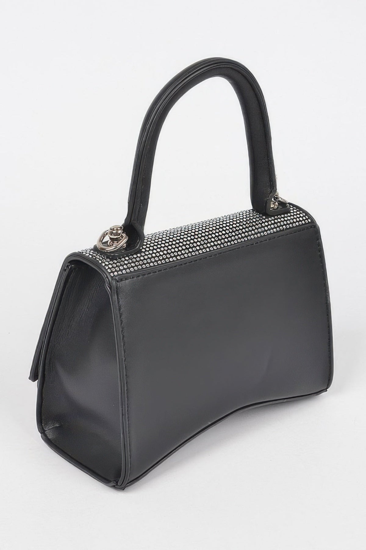 Rhinestone Top Handle Bag