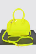 Clear Handle Crossbody Bag