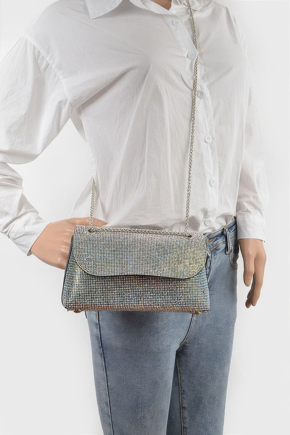 Rhinestone Party Shoulder Bag