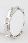 Engraved Link Chain Bracelet