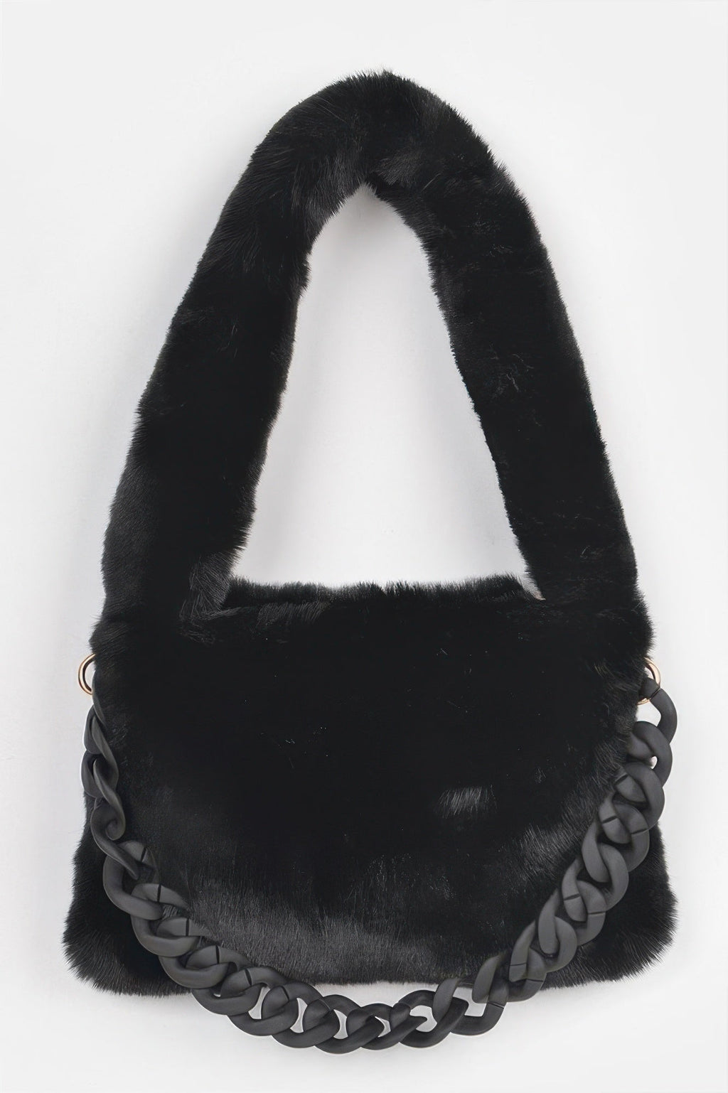 Faux Fur Shoulder Bag