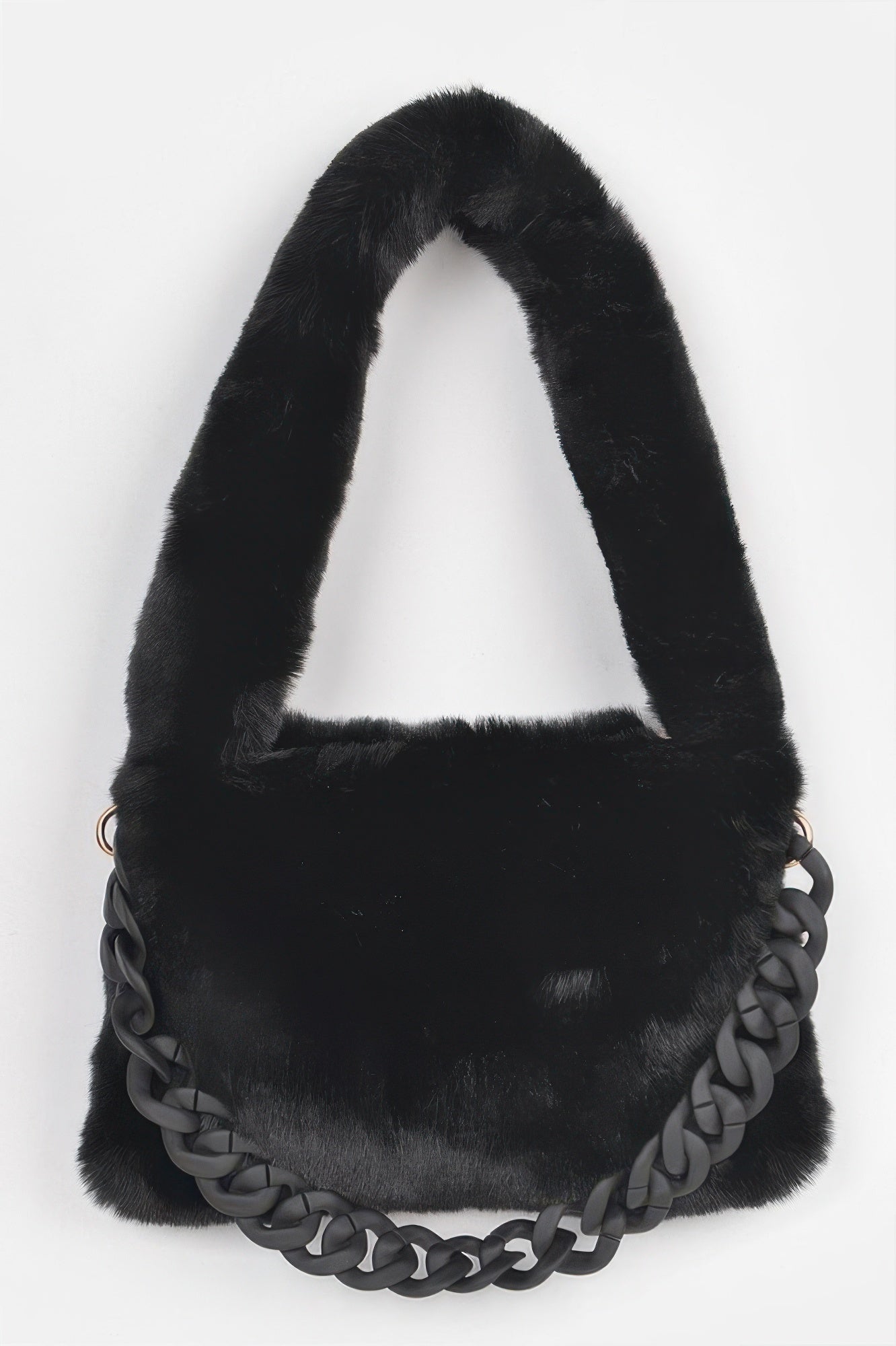 Faux Fur Shoulder Bag