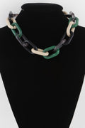 Two Toned Link Chain Necklace