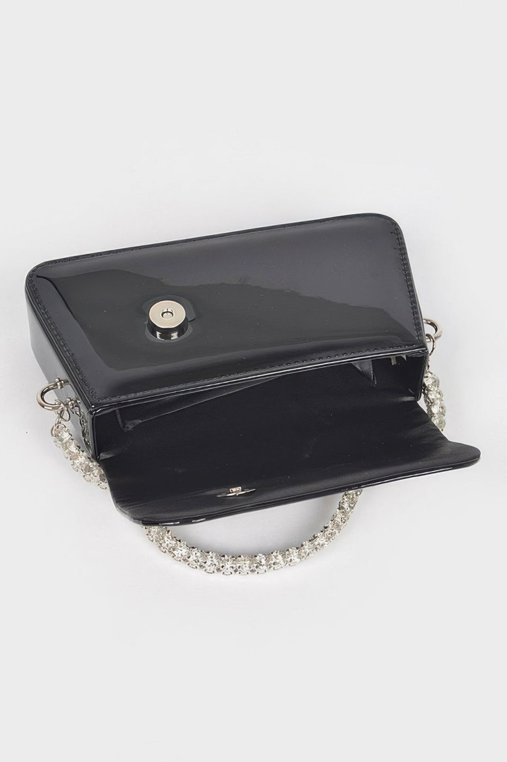 Glitter Rhinestone Handle Bag