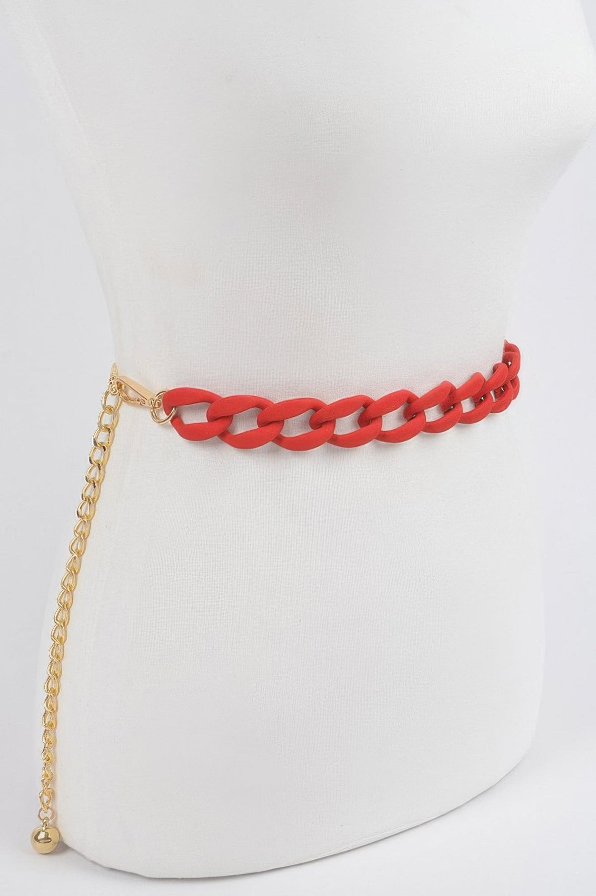 Vivid Color Chain Belt