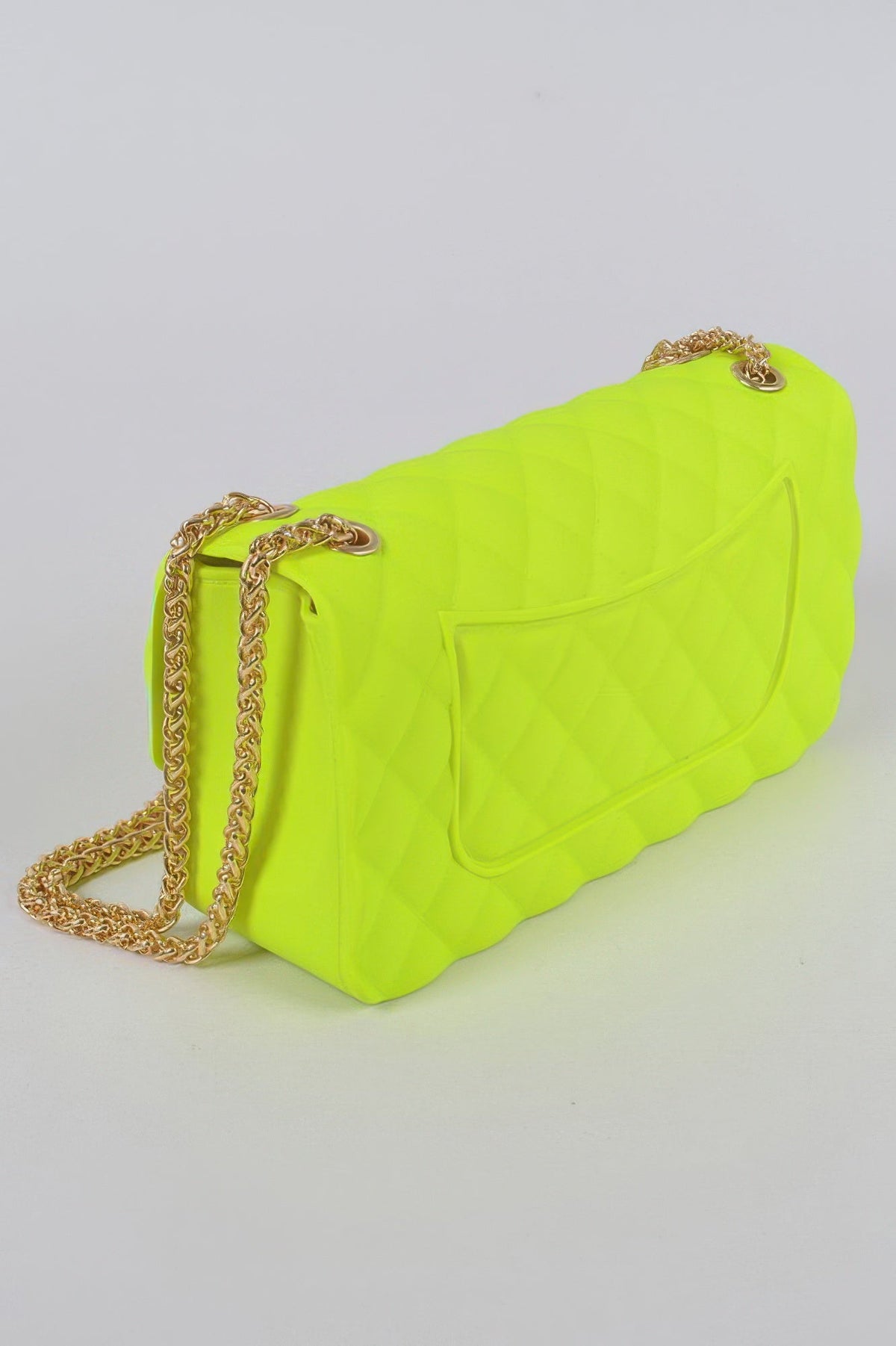 Jelly Classic Quilted Shape Clutch