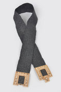 Rhinestone Buckle Plus Size Stretch Straw Belt