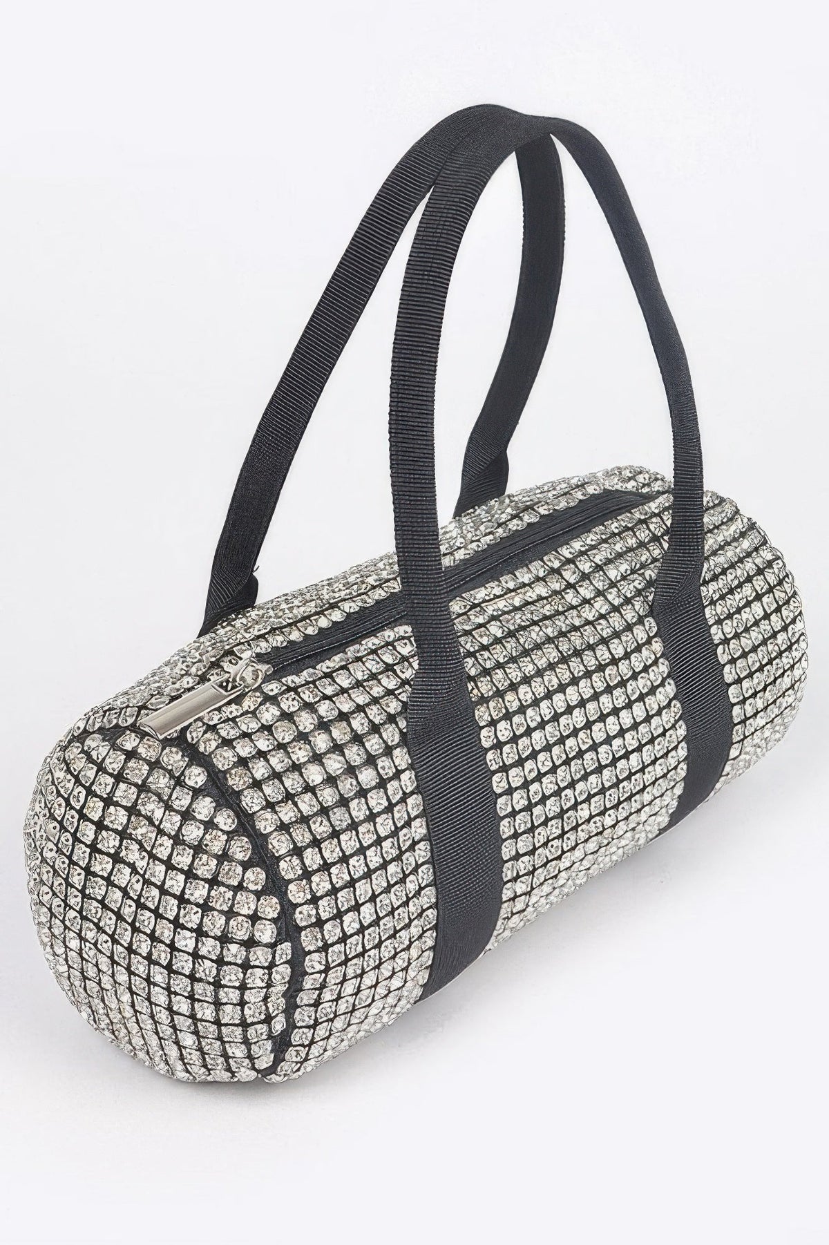 Mini Rhinestone Duffel Bag