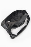 Faux Leather Hobo Bag