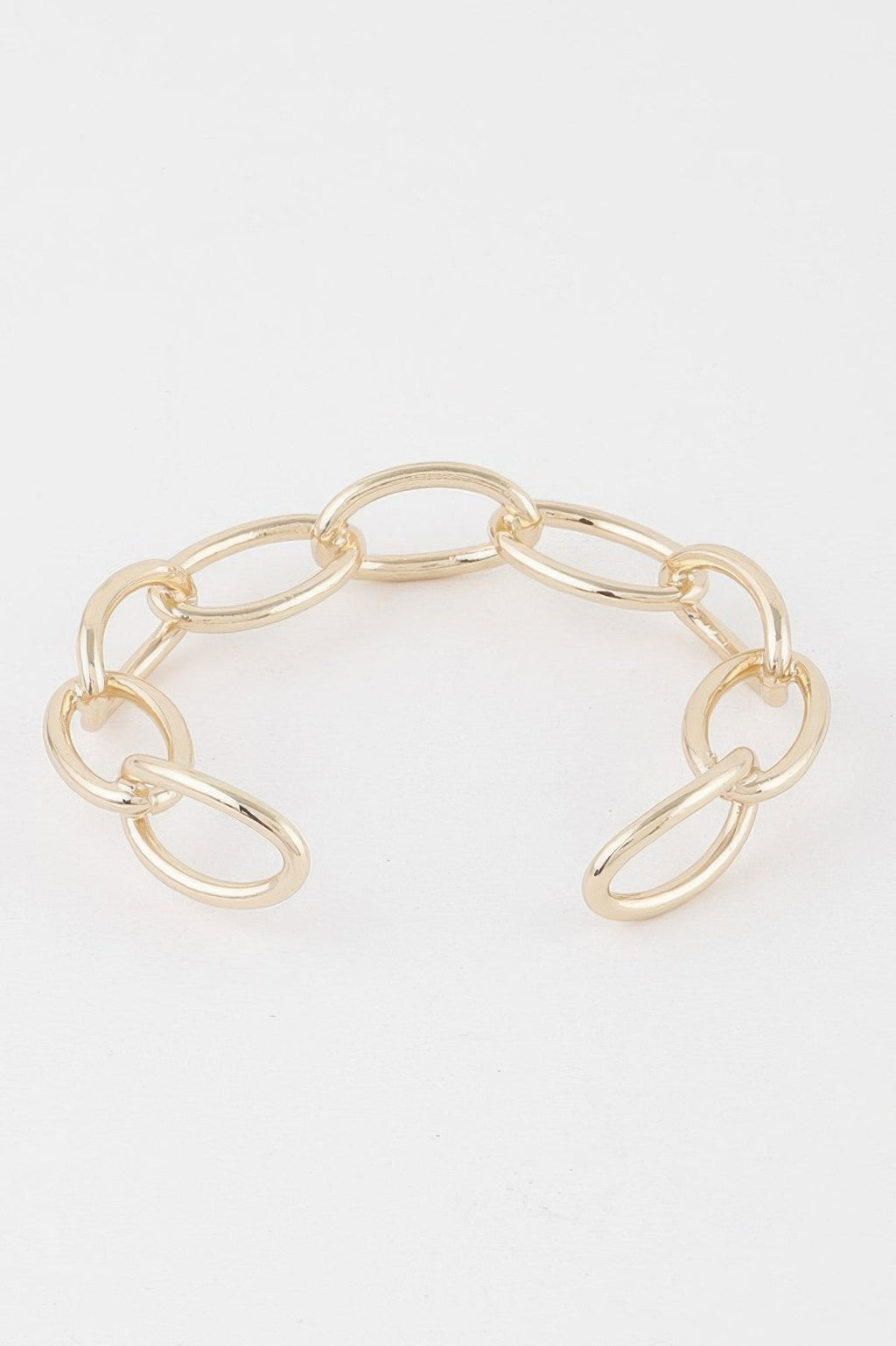 Link Chain Cuff Bracelet