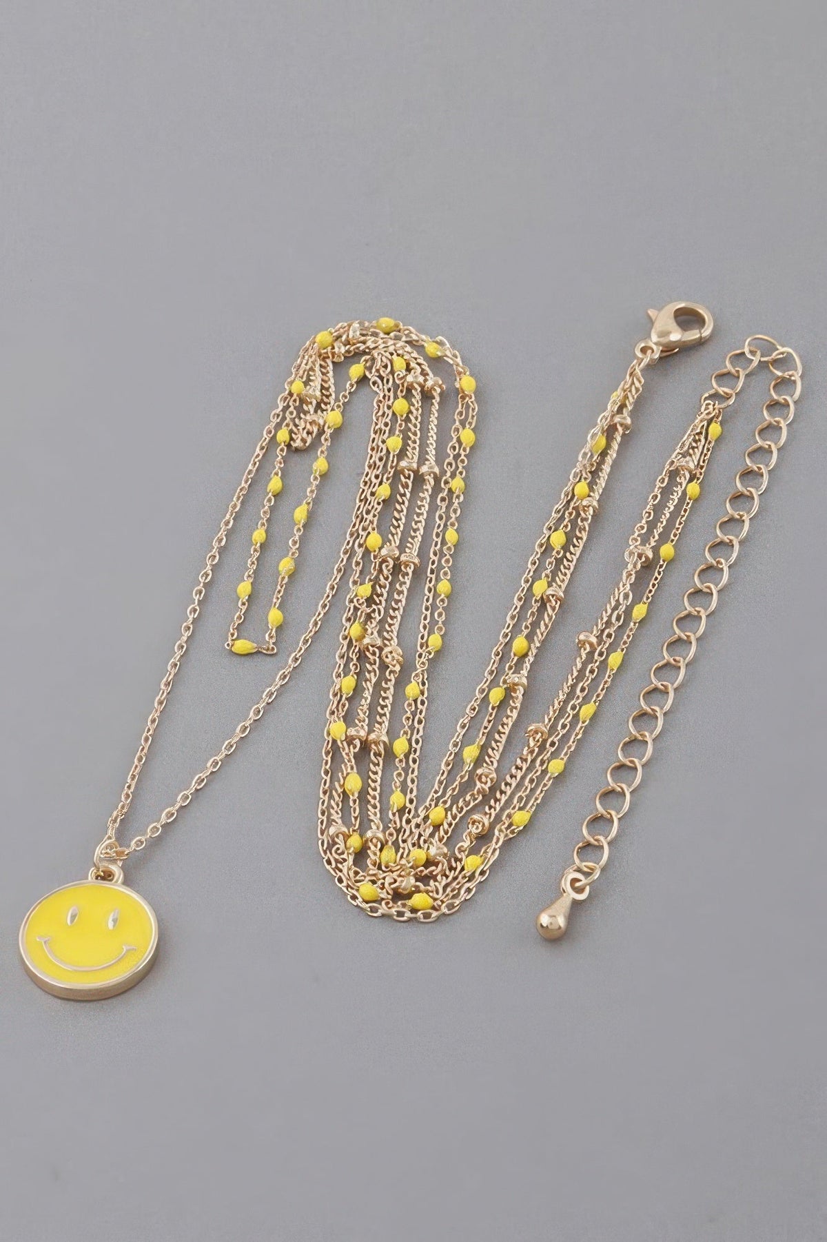 Multi Happy Face Necklace