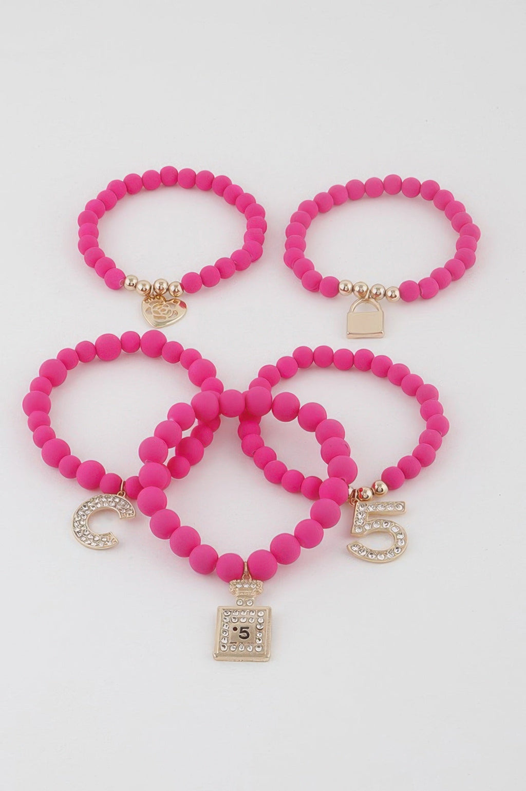 Beaded Luxury Charms Bracelet