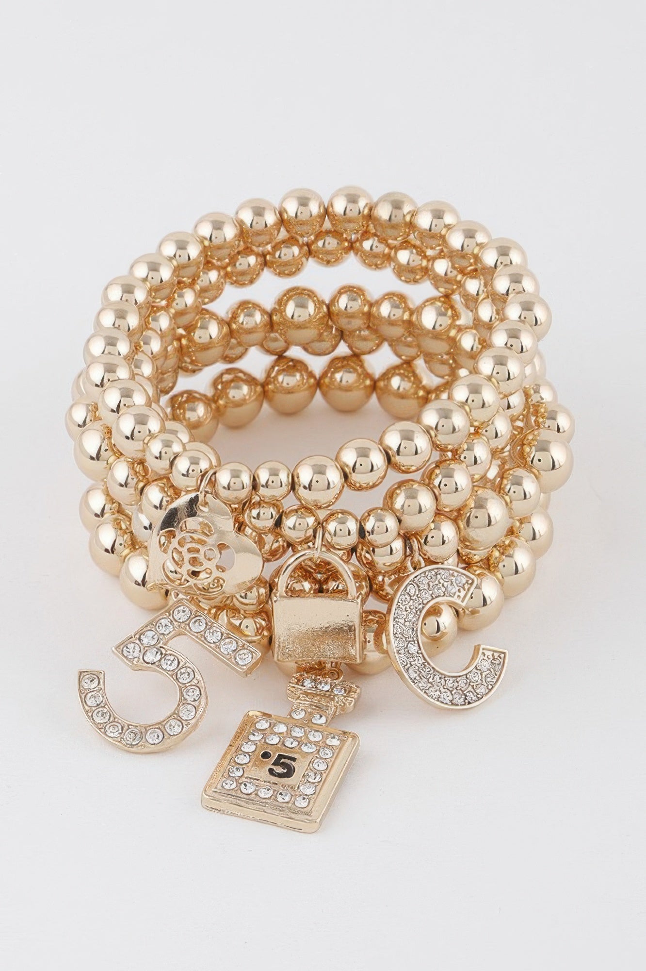 Beaded Luxury Charms Bracelet