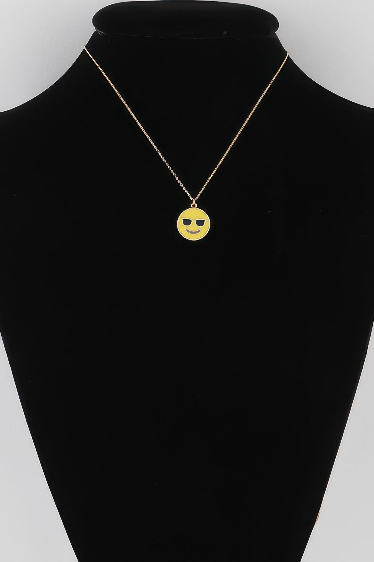 Sunglasses Face Emoji Necklace