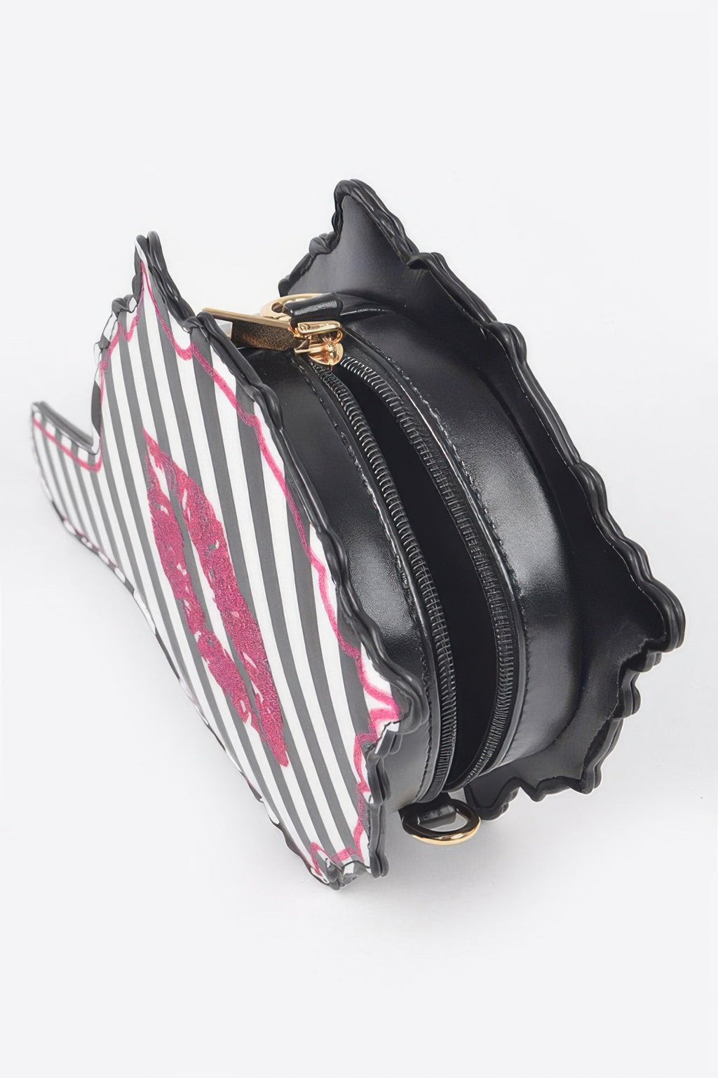 Lips Hair Brush Clutch