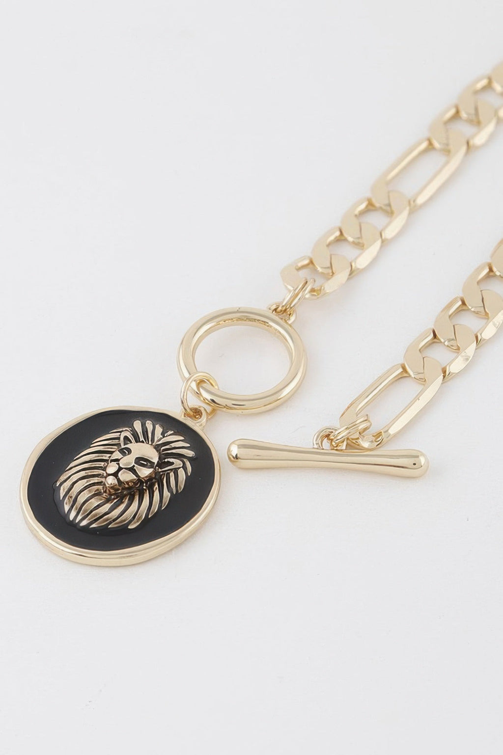 Lion Emblem Toggle Bracelet