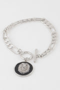 Lion Emblem Toggle Bracelet