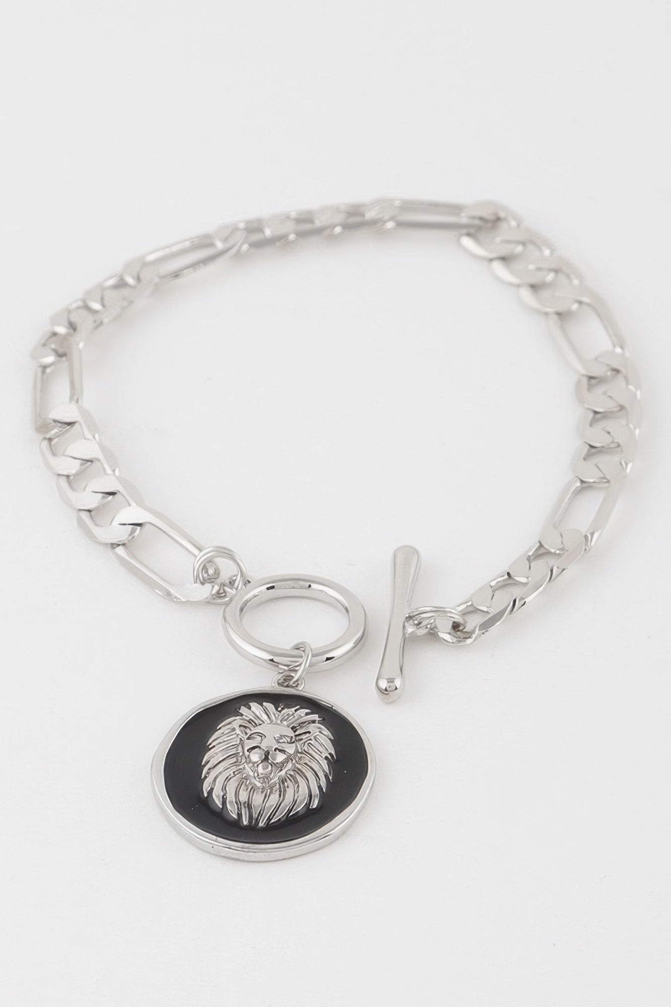 Lion Emblem Toggle Bracelet