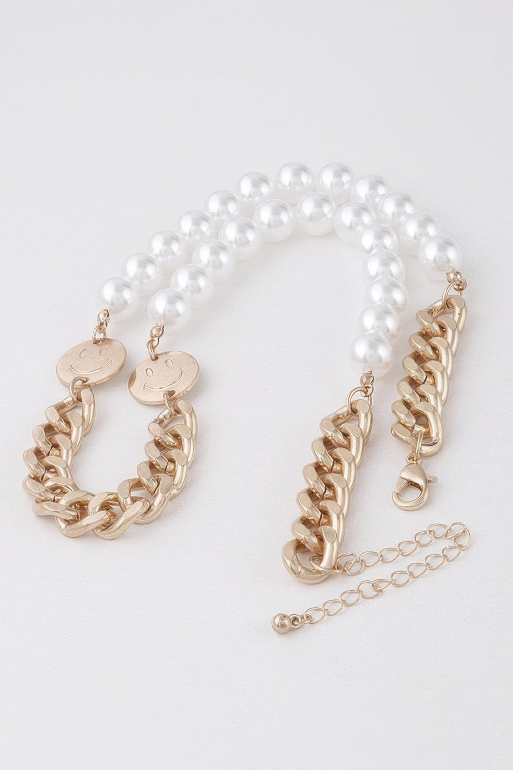 Two Toned Pearl N Bead Necklace