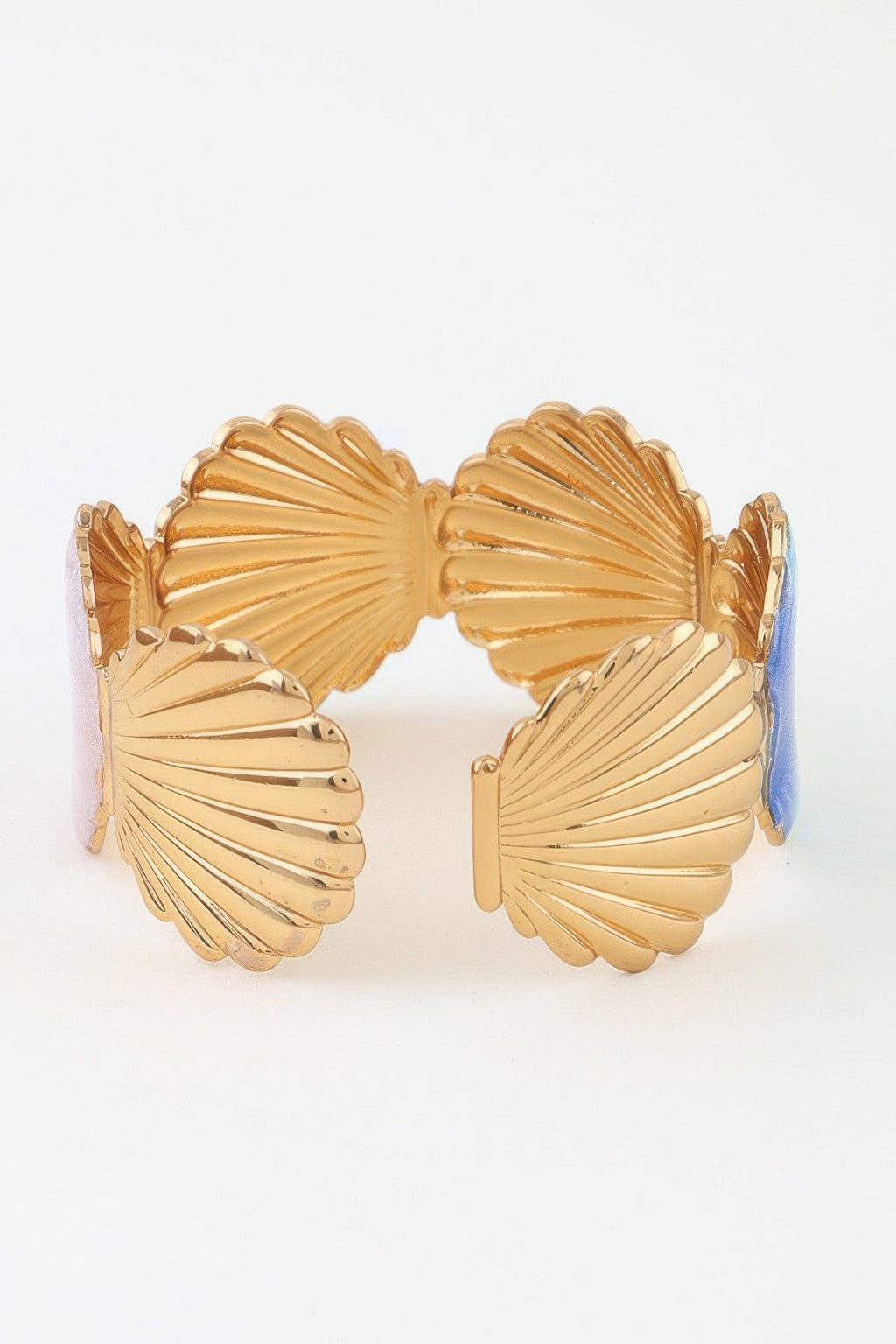Summer Seashell Cuff Bracelet