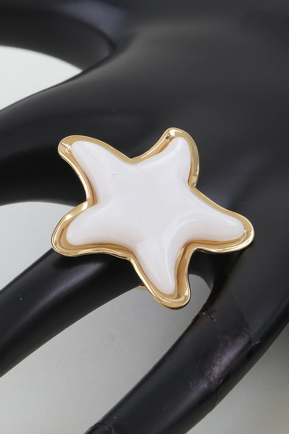 Swimming Star Statement Ring
