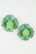 Blooming Watercolor Flower Earrings