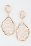Abstract Crystal Stone Drop Earrings