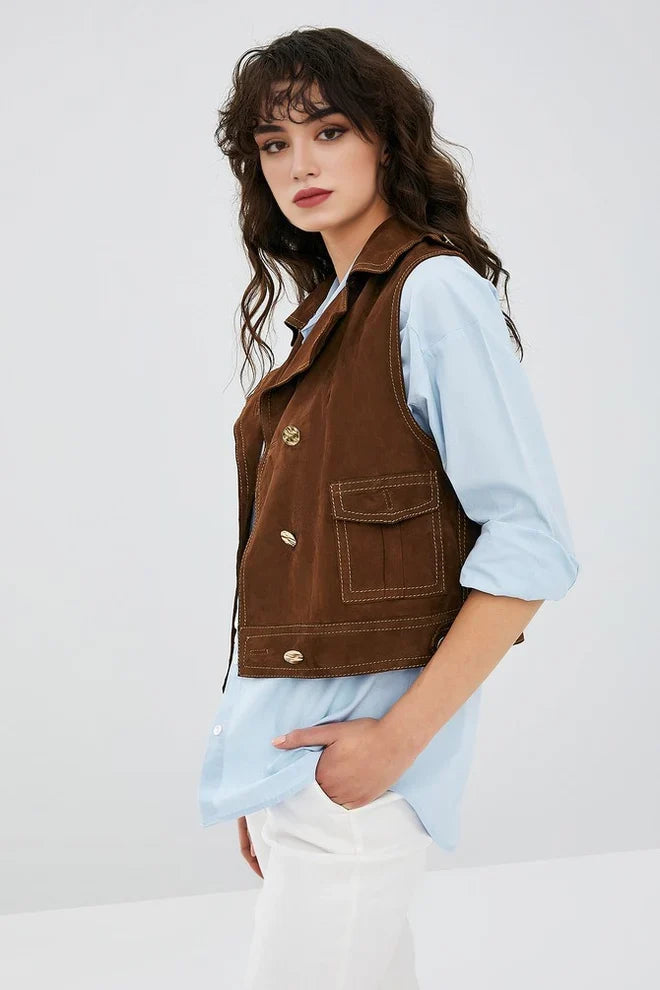 Brown Rio Vest for Women