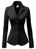Women Black Cotton Coat - Cotton Coat