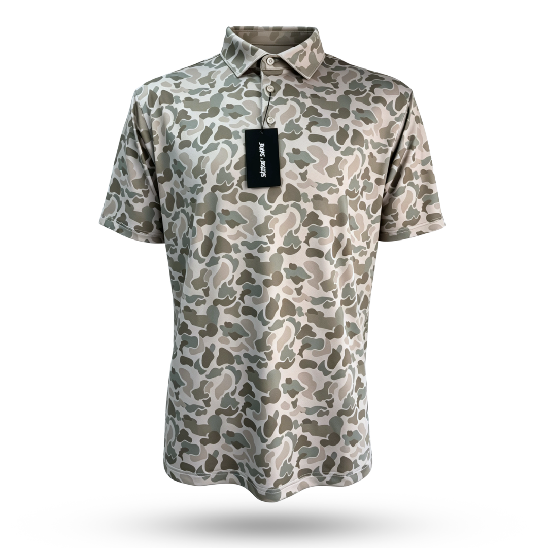 "Back 9 Camo" Golf Polo
