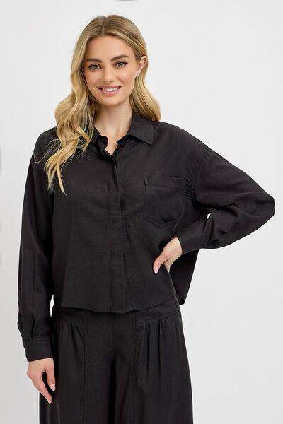 RISEN Button Down Long Sleeve Shirt for Timeless Style